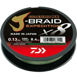 Daiwa J-Braid Expedition, grün - 150 m< Geflochtene Schnüre