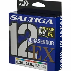 New Saltiga Durasensor 12 Braid EX+SI3 (0,18 mm) Geflochtene Schnüre