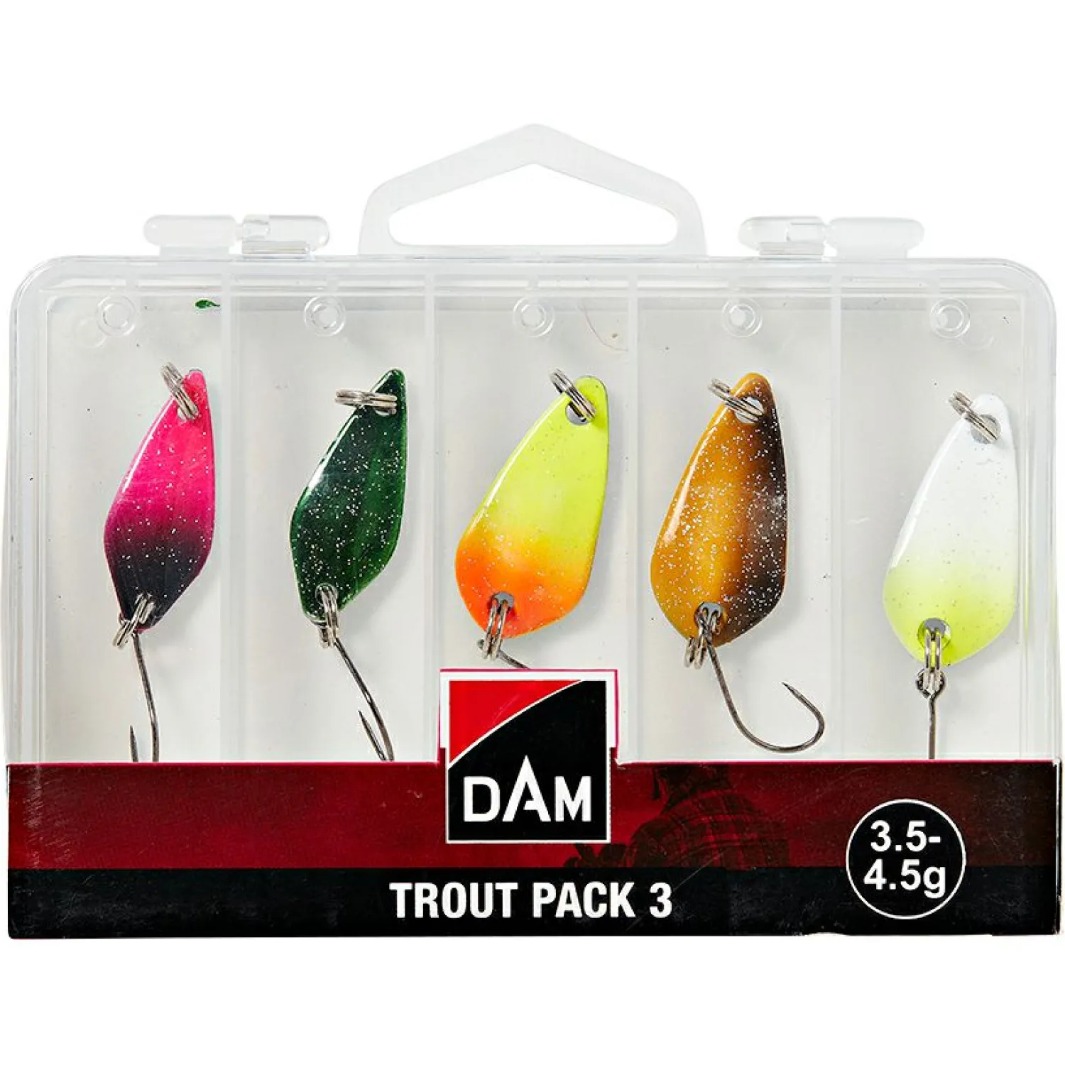 DAM Spoon Trout Pack 3< Trout Spoons|Kunstköder-Sets