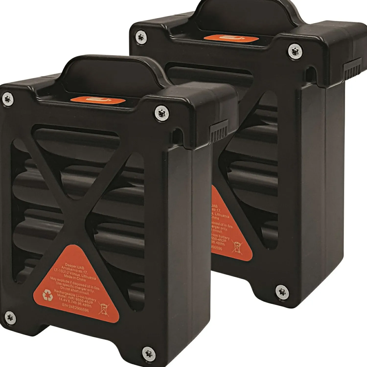 Deeper Quest Rechargeable Li-Ion Battery Set< Angelboote ·Angelboot-Zubehör