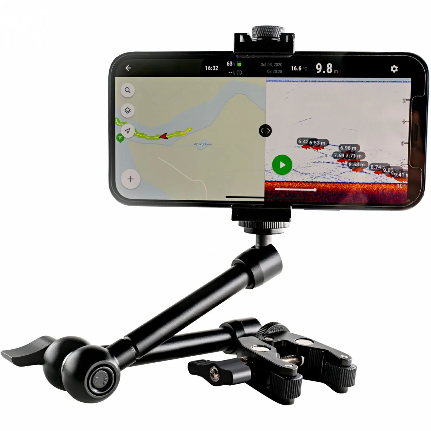Online Smartphone Mount Echolote & Plotter