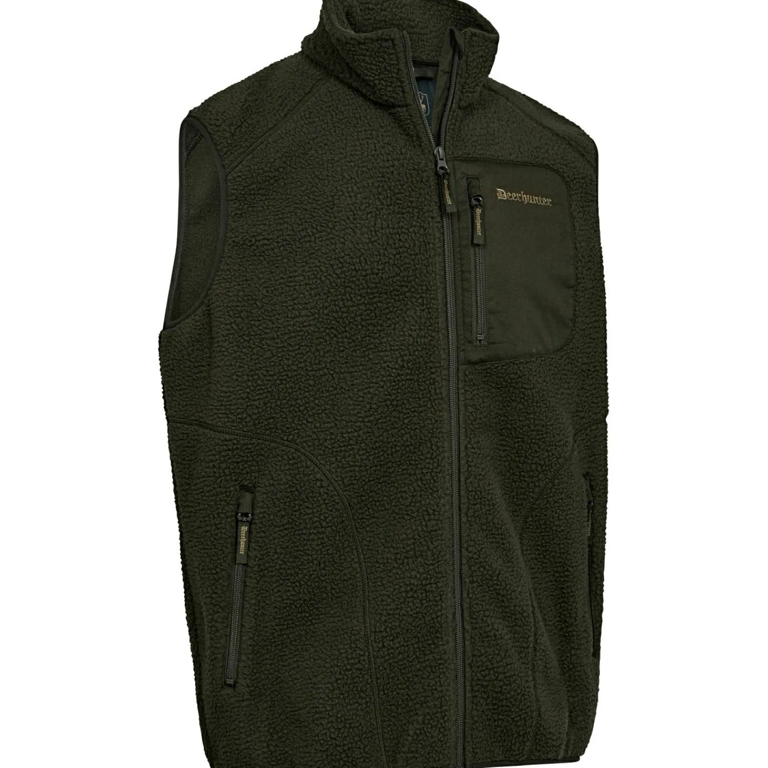 Deerhunter Atlas Fleeceweste Herren (Forest Green)< Outdoor- & Anglerwesten