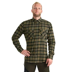 Deerhunter Carson Hemd Herren (Green Check)< Outdoor- & Angelhemden
