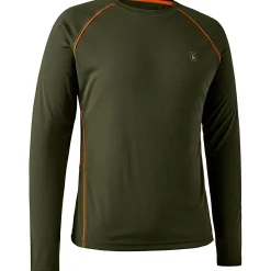 Deerhunter Chamois Langarm T-Shirt Herren (Forest Green)< Angel-Poloshirts & Langarmshirts