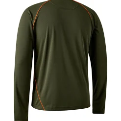 Deerhunter Chamois Langarm T-Shirt Herren (Forest Green)< Angel-Poloshirts & Langarmshirts