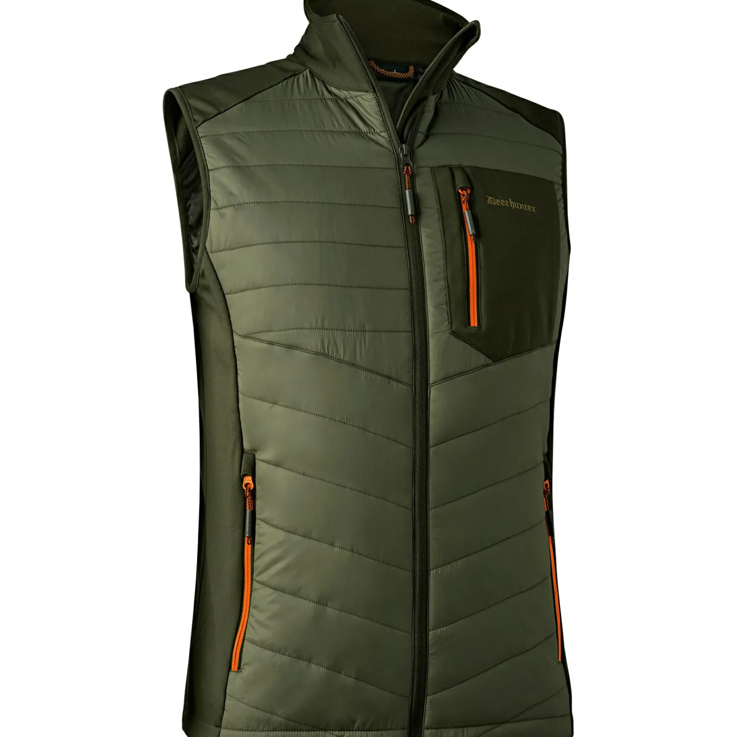 Deerhunter Chamois wattierte Weste Herren (Forest Green)< Outdoor- & Anglerwesten