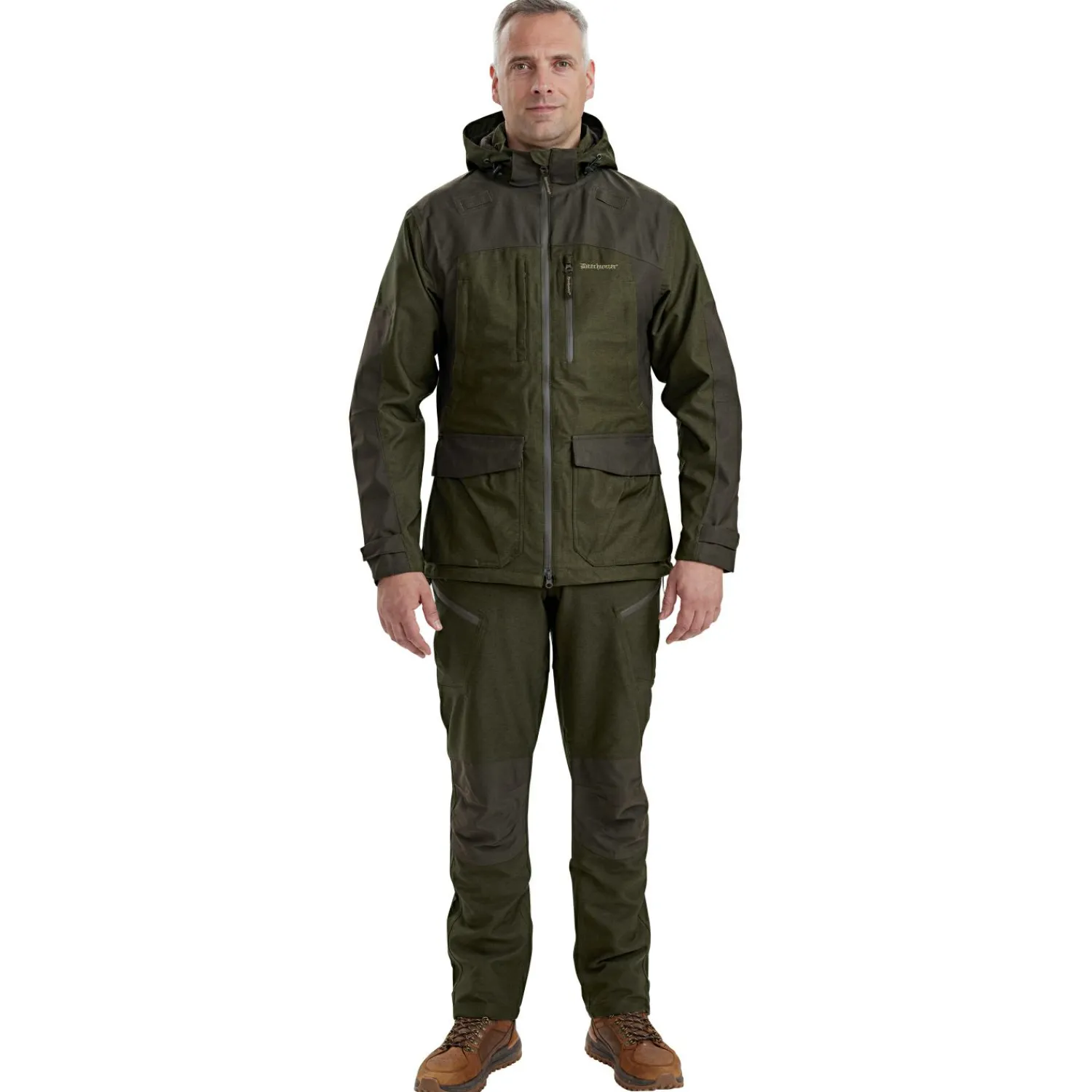 Online Chasse Jacke Herren (Olive Night Melange) Outdoor- & Angel-Jacken