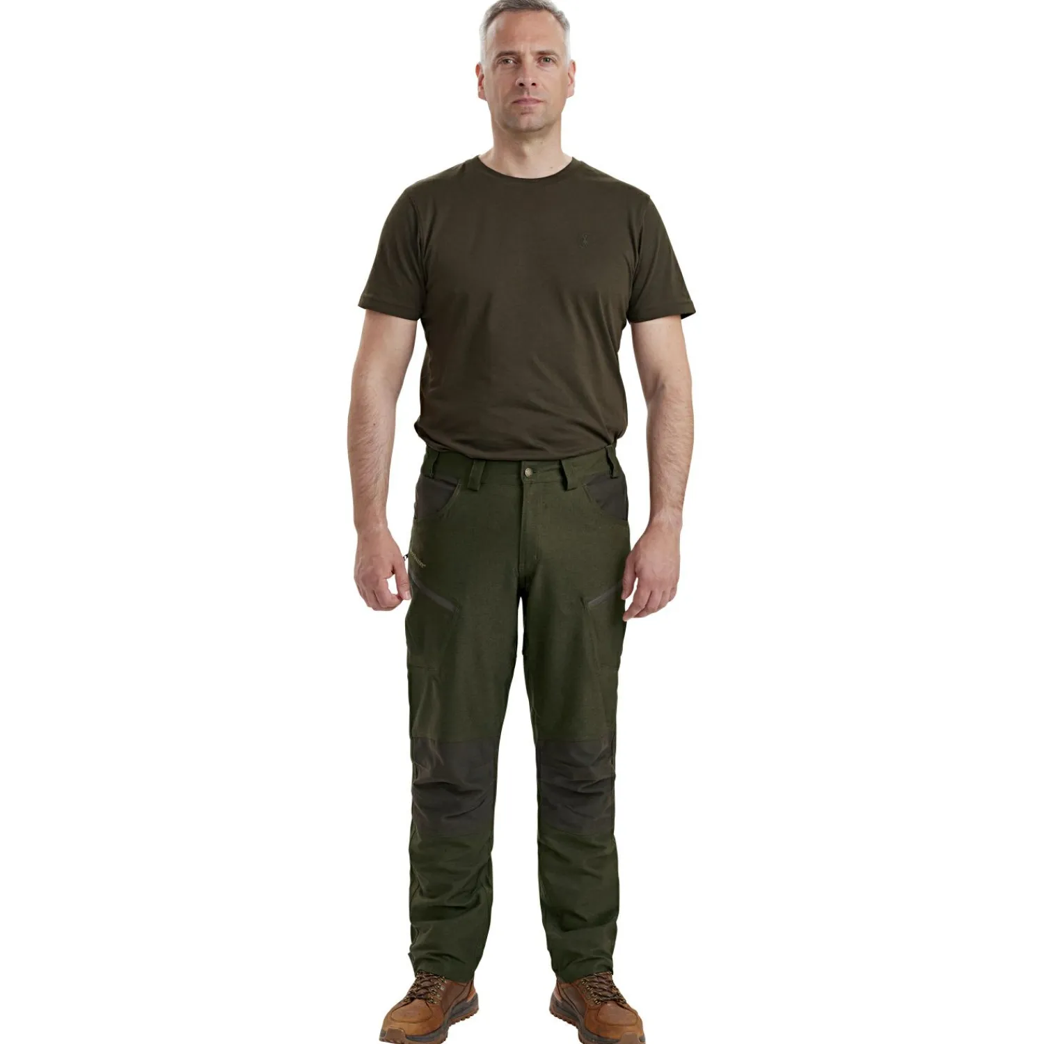 Deerhunter Chasse Trousers Herren (Olive Night Melange)< Outdoor- & Angler-Cargohosen