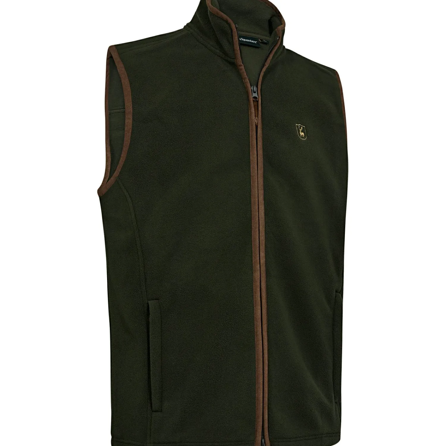 Deerhunter Cumbria Fleeceweste Herren (Forest Ember)< Outdoor- & Anglerwesten