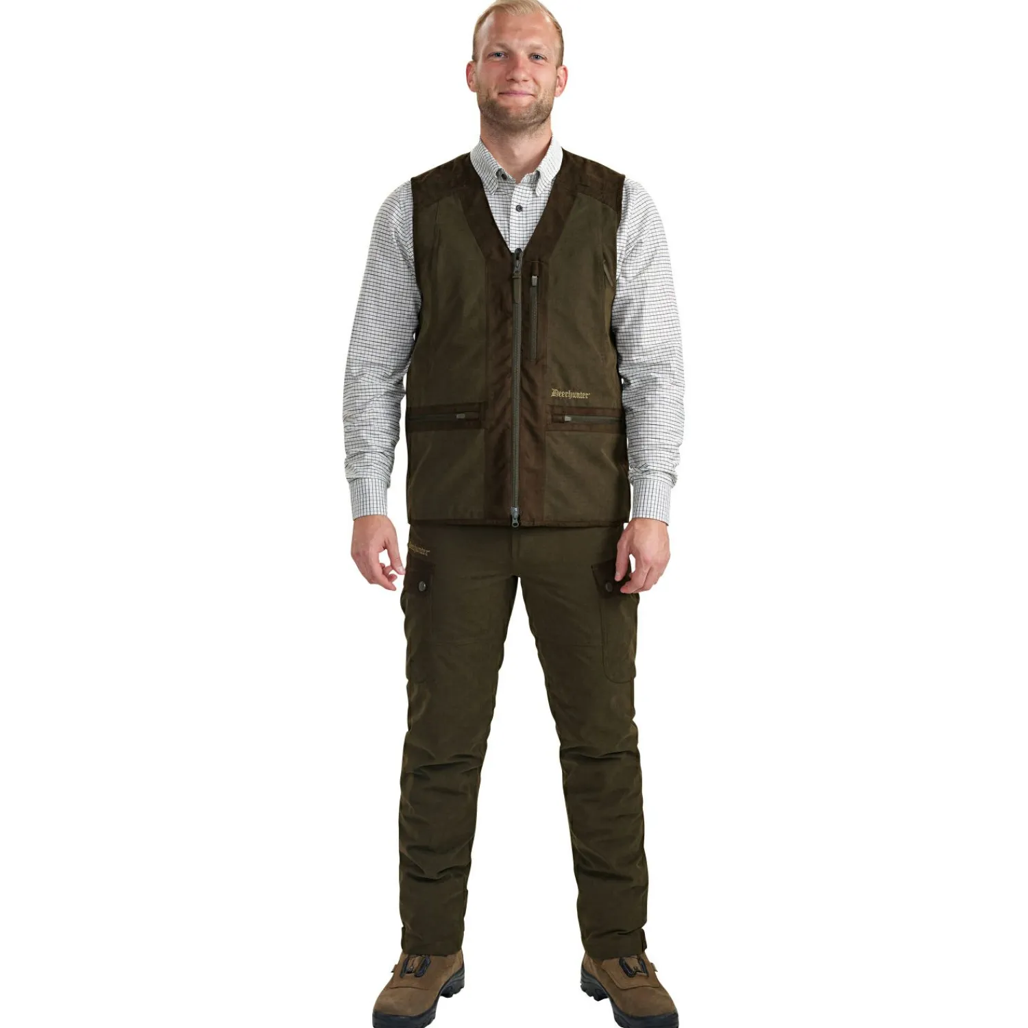 Deerhunter Eagle Weste Herren (Tarmac Green)< Outdoor- & Anglerwesten