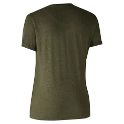 Online 2er-Pack Ladies Basis T-Shirts Damen (Adventure Green Melange) Damen Damen Angelshirts & -Oberteile
