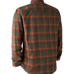 Deerhunter Ethan Hemd Herren (Orange Check)< Outdoor- & Angelhemden