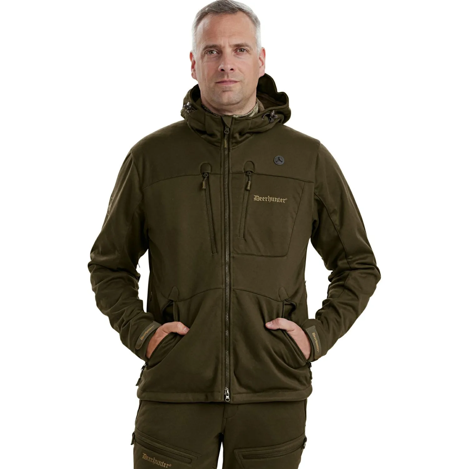 Deerhunter Excape Softshell Jacke Herren (Art Green)< Outdoor- & Angel-Jacken