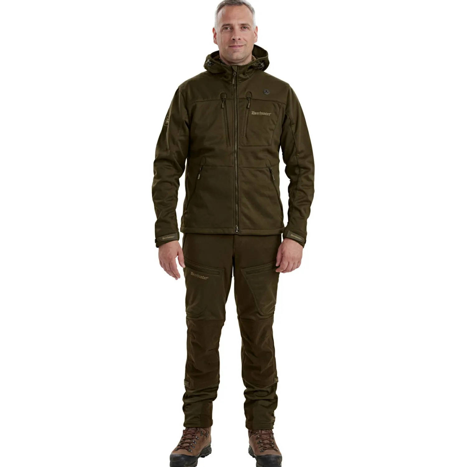 Deerhunter Excape Softshell Jacke Herren (Art Green)< Outdoor- & Angel-Jacken