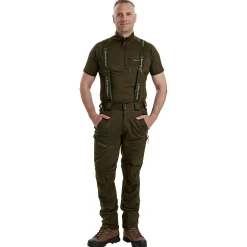 Deerhunter Excape Softshell Hose Herren (Art Green)< Outdoor- & Angler-Cargohosen