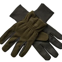 Deerhunter Fleecehandschuhe, mit Leder (Art Green)< Outdoor- & Angel-Handschuhe