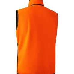 Best Gamekeeper Fleeceweste Herren, wendbar (Safety Orange) Outdoor- & Anglerwesten