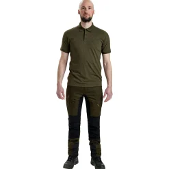 Discount Gunnar Polo Hemd Herren (Adventure Green Melange) Angel-Poloshirts & Langarmshirts