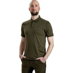 Discount Gunnar Polo Hemd Herren (Adventure Green Melange) Angel-Poloshirts & Langarmshirts
