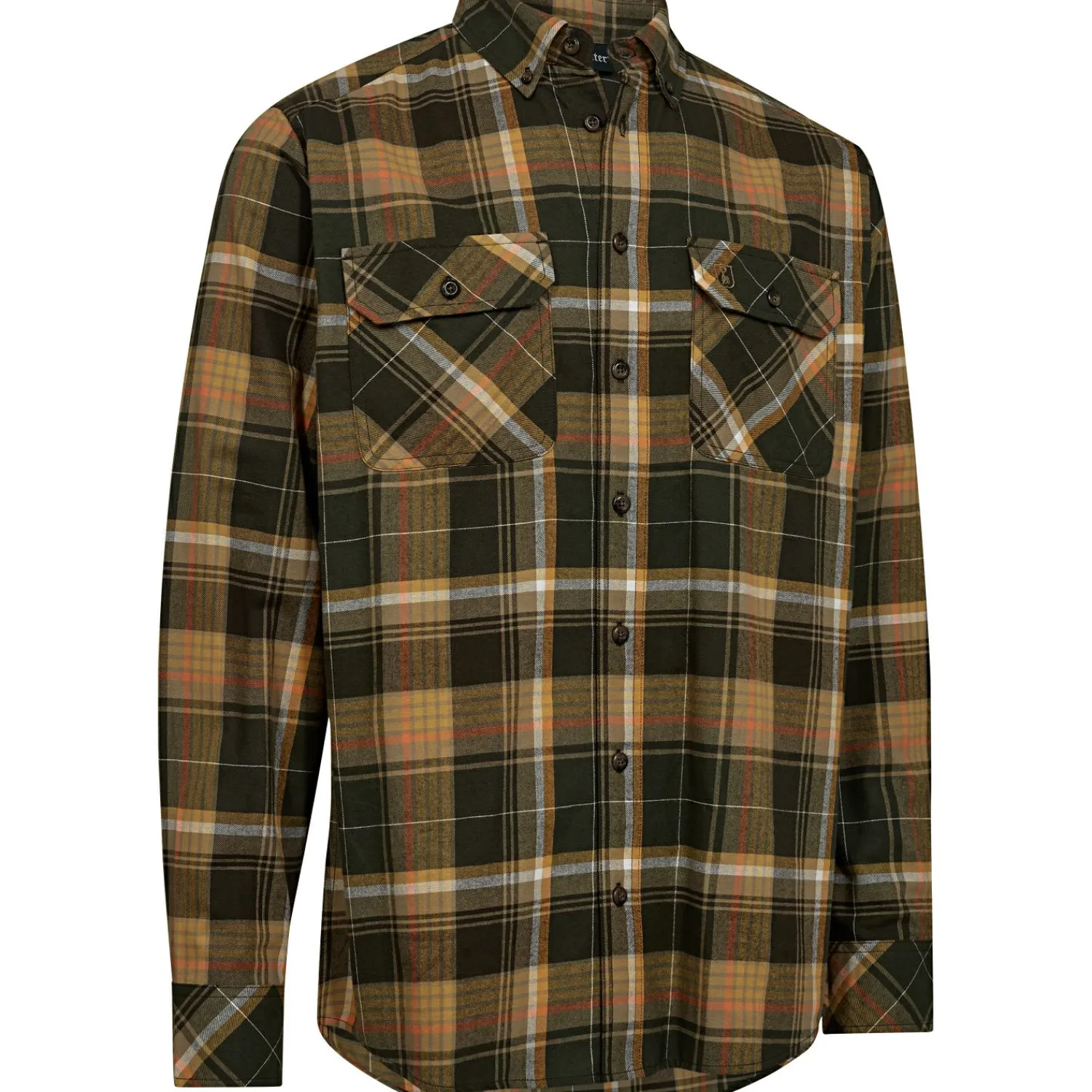Deerhunter Hayden Hemd Herren (Green Check)< Outdoor- & Angelhemden