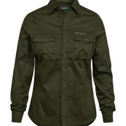 Hot Lady Atlas Bluse Damen (Timber) Damen Damen Angelshirts & -Oberteile