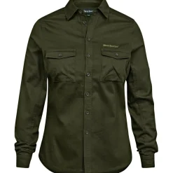 Hot Lady Atlas Bluse Damen (Timber) Damen Damen Angelshirts & -Oberteile