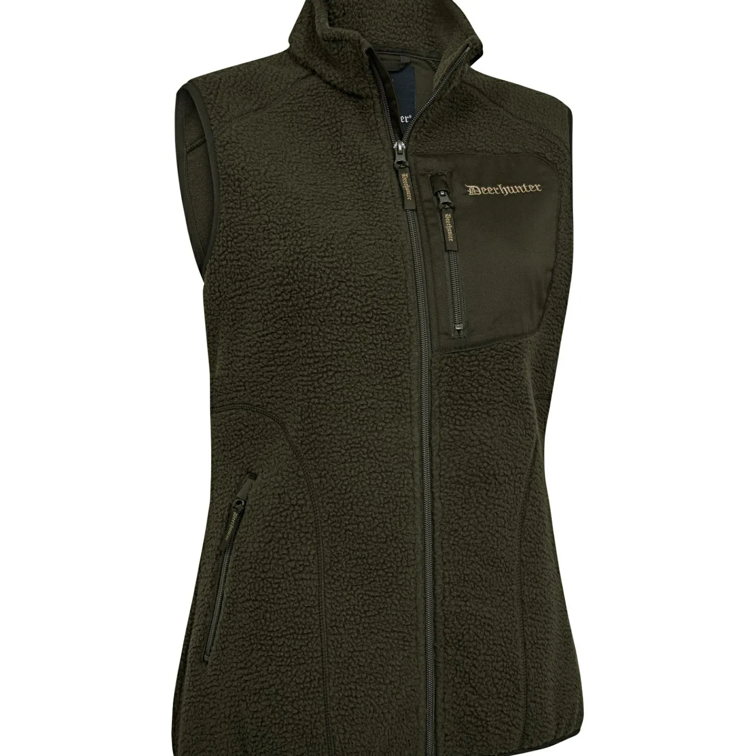 Deerhunter Lady Atlas Fleeceweste Damen (Forest Green)<Damen Damen Angeljacken & -Westen