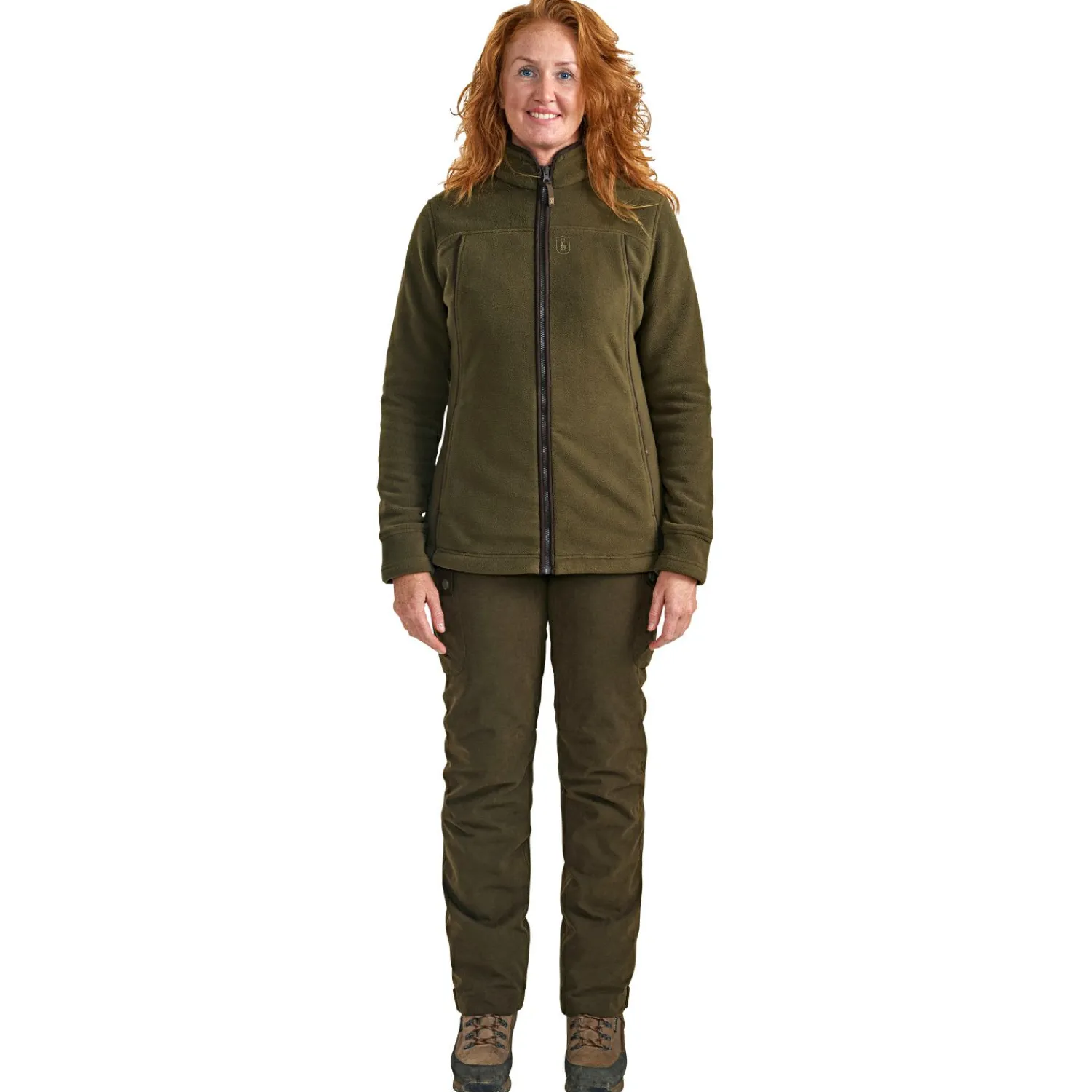 Discount Lady Eagle Fleecejacke Damen (Tarmac Green) Damen Damen Angeljacken & -Westen