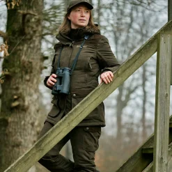 Deerhunter Lady Eagle Winter Hose Damen (Tarmac Green)<Damen Damen Angelhosen
