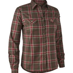 Deerhunter Lady Elena Hemd Damen (Green Check)<Damen Damen Angelshirts & -Oberteile