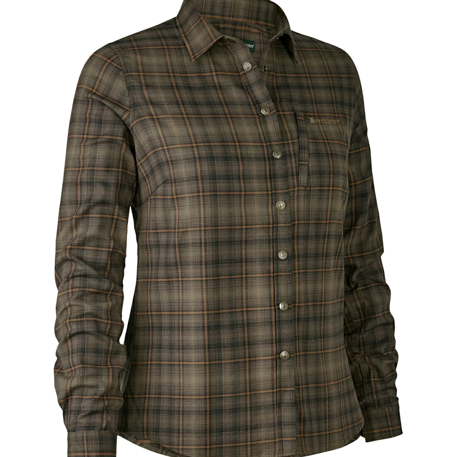 Online Lady Emery Hemd Damen (Green Check) Damen Damen Angelshirts & -Oberteile