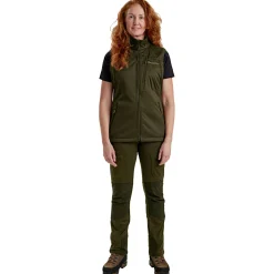 Deerhunter Lady Excape Softshell Weste Damen (Art Green)<Damen Damen Angeljacken & -Westen
