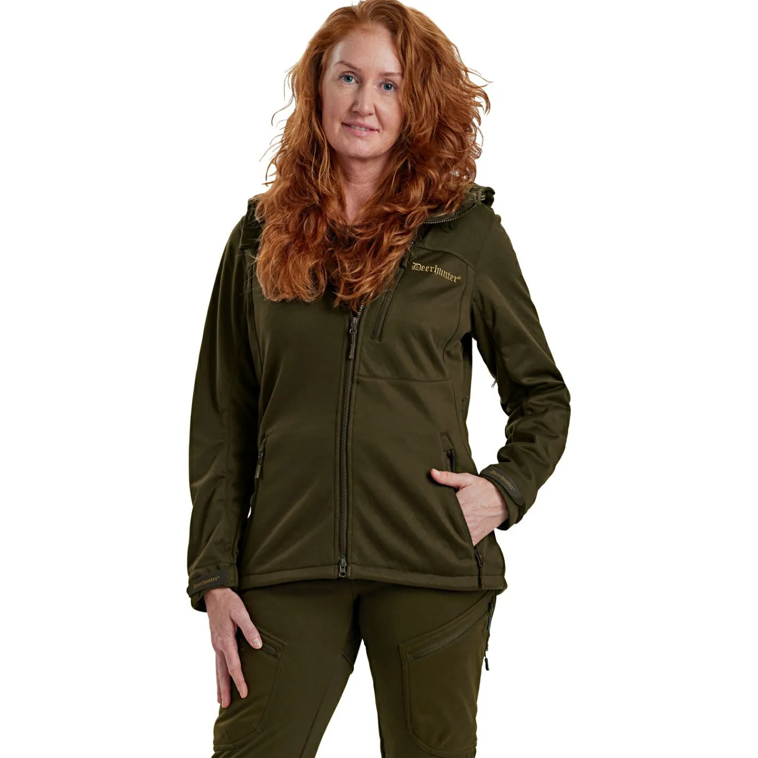 Online Lady Excape Softshell Jacke Damen (Art Green) Damen Damen Angeljacken & -Westen