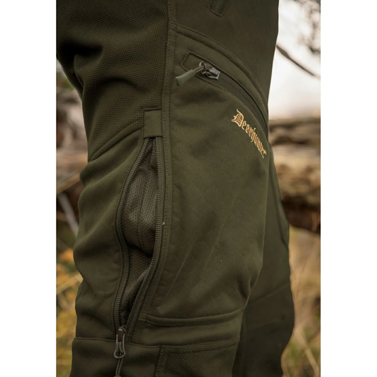 Best Lady Excape Softshell Hose Damen (Art Green) Damen Damen Angelhosen