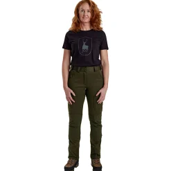 Best Lady Excape Softshell Hose Damen (Art Green) Damen Damen Angelhosen