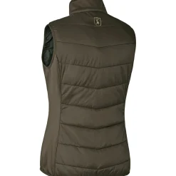Deerhunter Lady Heat wattierte Weste Damen (Wood)<Damen Damen Angeljacken & -Westen