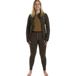 Deerhunter Lady Insulated Leggings Damen (Brown Melange)< Outdoor- & Angel-Unterwäsche