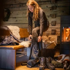 Deerhunter Lady Insulated Leggings Damen (Brown Melange)< Outdoor- & Angel-Unterwäsche