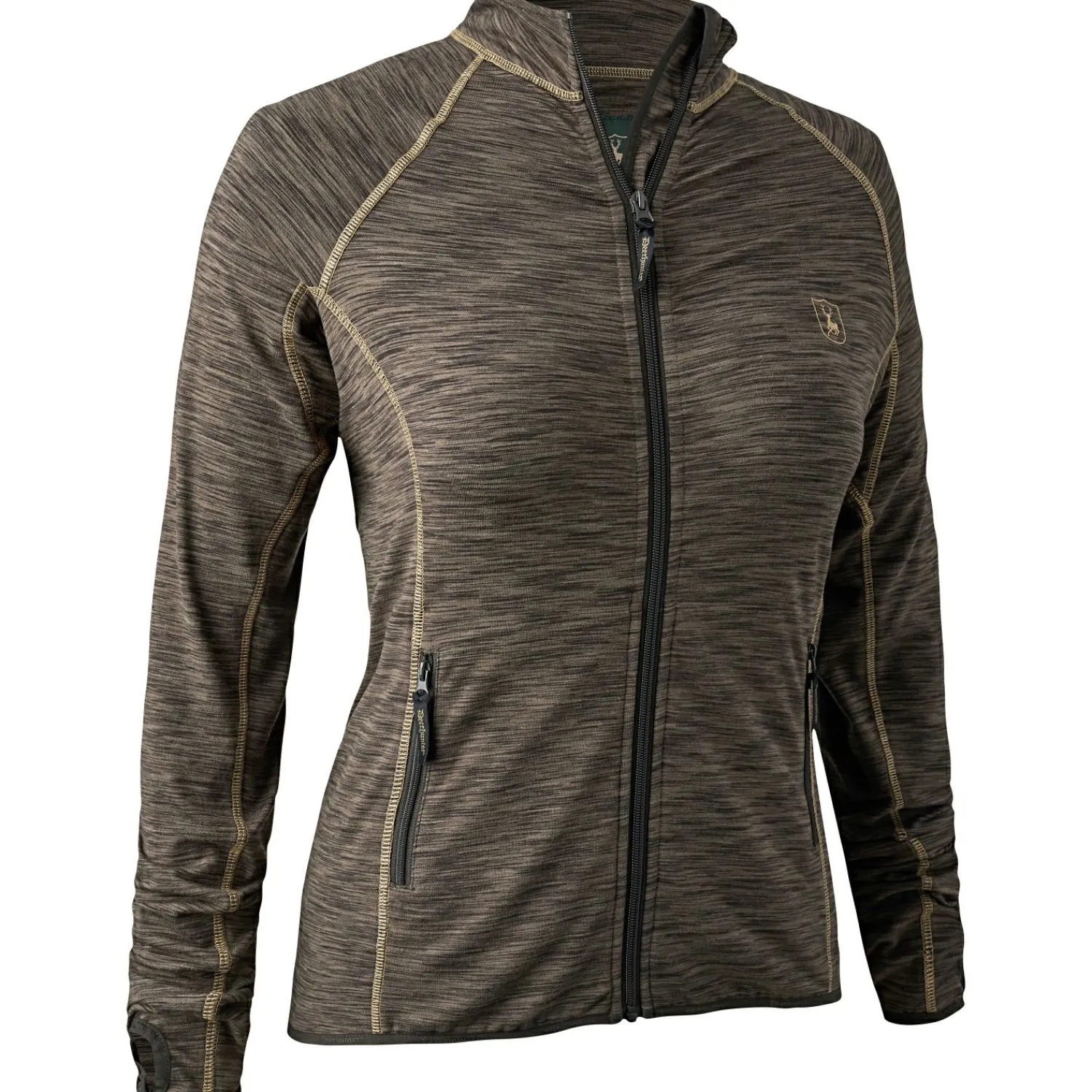 Sale Lady Insulated Fleece Damen (Brown Melange) Outdoor- & Angel-Unterwäsche