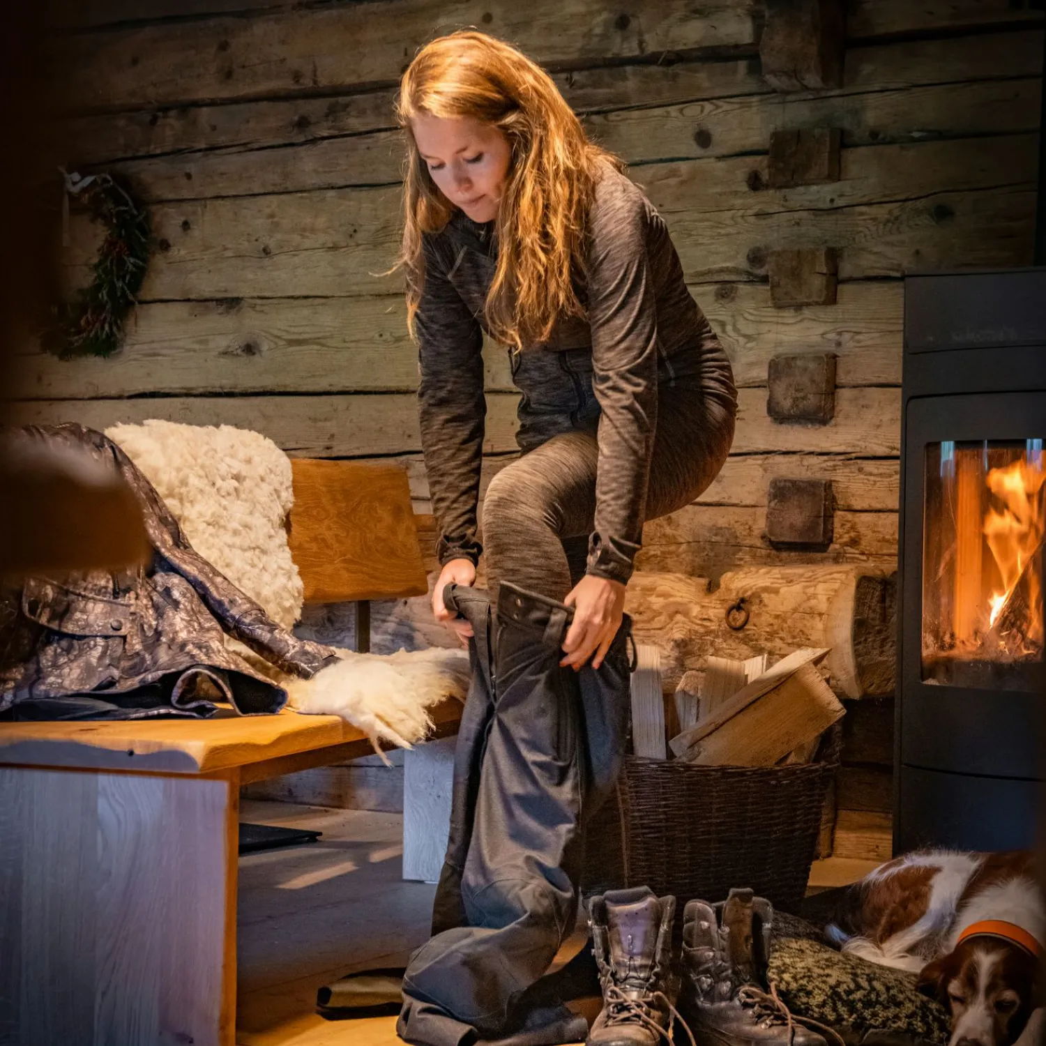 Sale Lady Insulated Fleece Damen (Brown Melange) Outdoor- & Angel-Unterwäsche