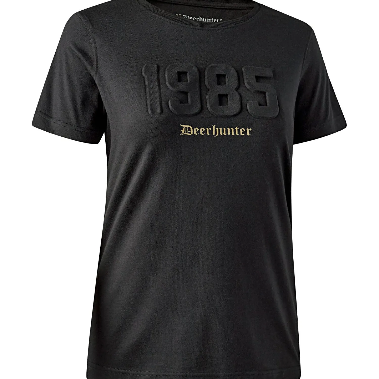 Deerhunter Lady Jubilee T-Shirt Damen (Black)<Damen Damen Angelshirts & -Oberteile
