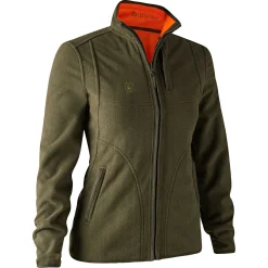 Deerhunter Lady Pam Bonded Fleecejacke Damen, wendbar (Orange)<Damen Damen Angeljacken & -Westen