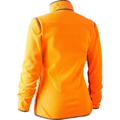 Deerhunter Lady Pam Bonded Fleecejacke Damen, wendbar (Orange)<Damen Damen Angeljacken & -Westen