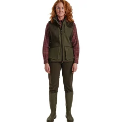 Deerhunter Lady Pam Shooting Weste Damen (Graphite Green)<Damen Damen Angeljacken & -Westen
