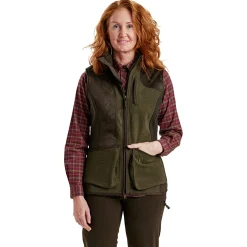 Deerhunter Lady Pam Shooting Weste Damen (Graphite Green)<Damen Damen Angeljacken & -Westen