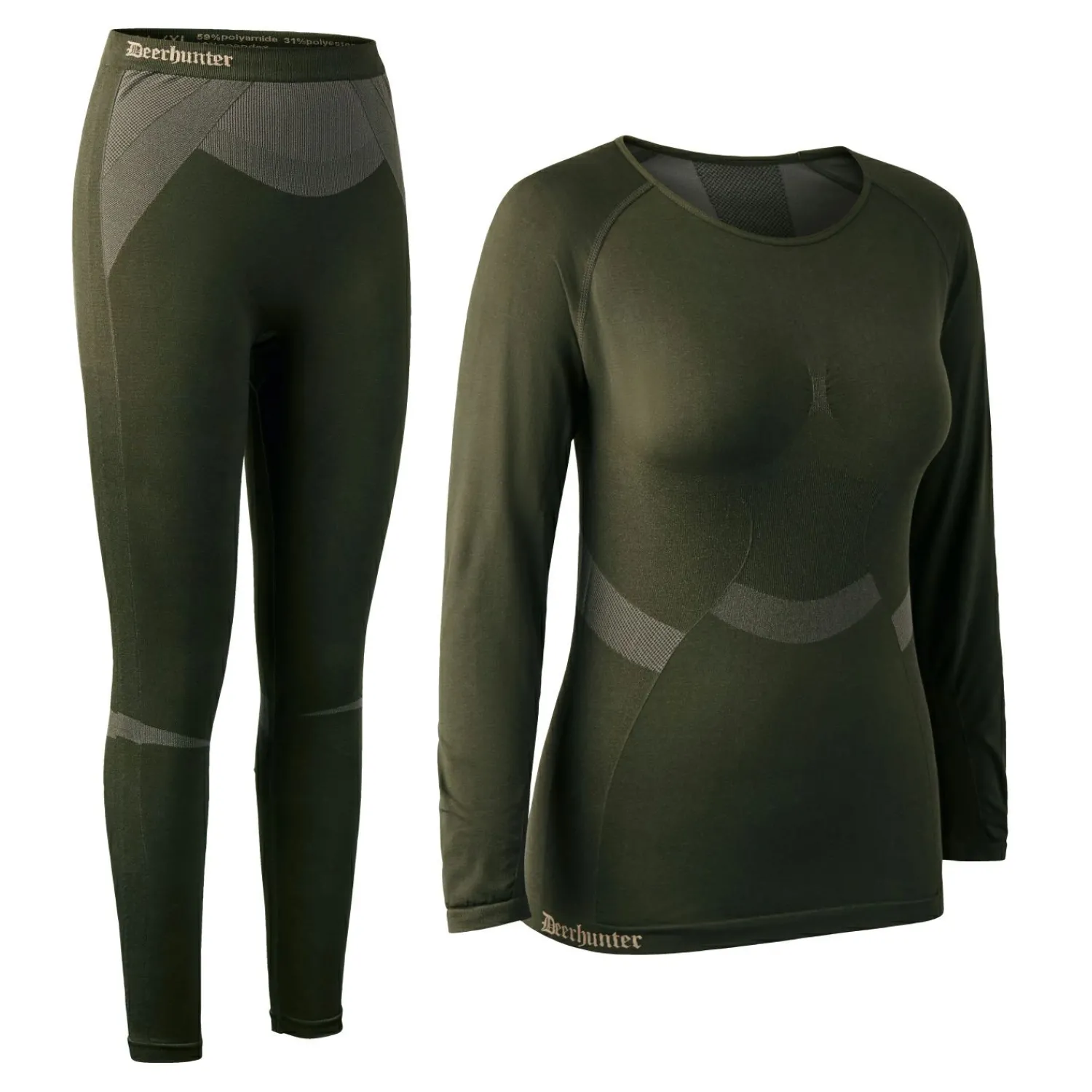 Deerhunter Lady Performance Unterwäsche Set Damen (Forest Night)<Damen Damen Angel-Accessoires