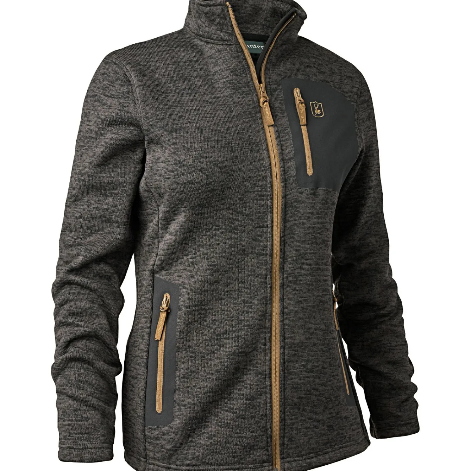 Sale Lady Sarek Strickjacke Damen (Dark Grey Melange) Damen Damen Angeljacken & -Westen