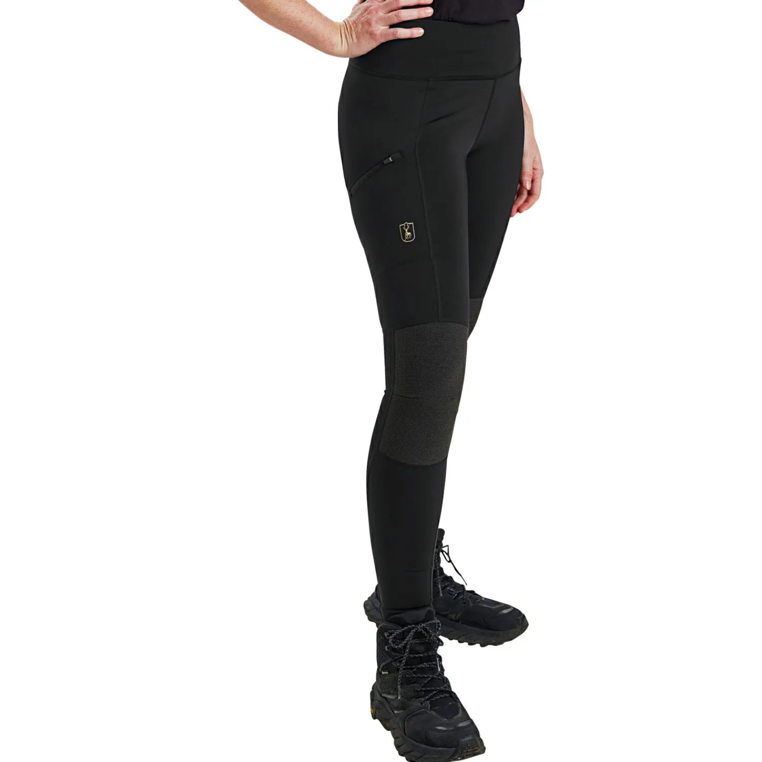 Deerhunter Lady Tights mit Verstärkung Damen (Black)<Damen Damen Angelhosen