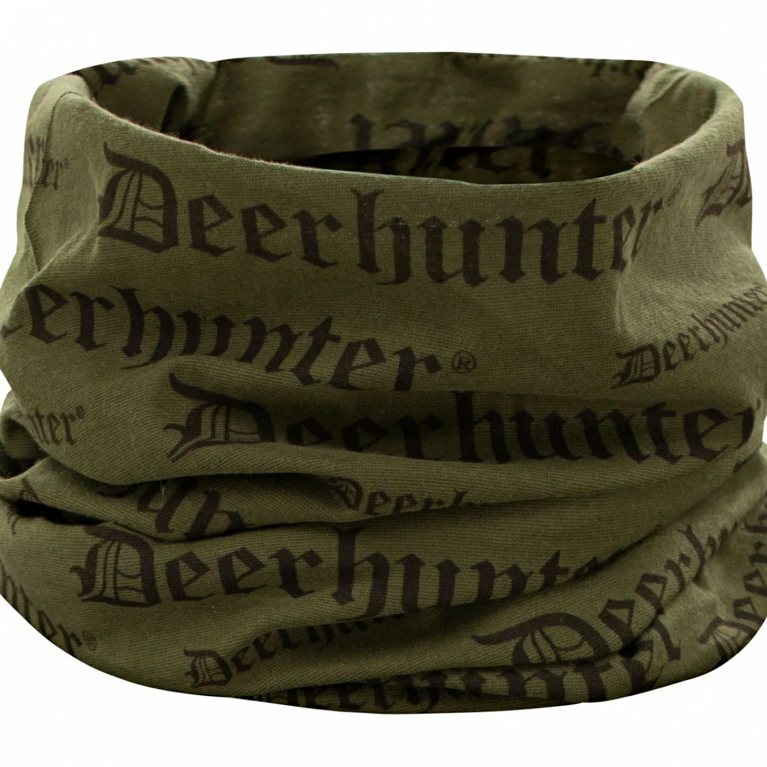 Deerhunter Logo Halsmanschette (Tarmac Green)< Outdoor- & Angel-Schals