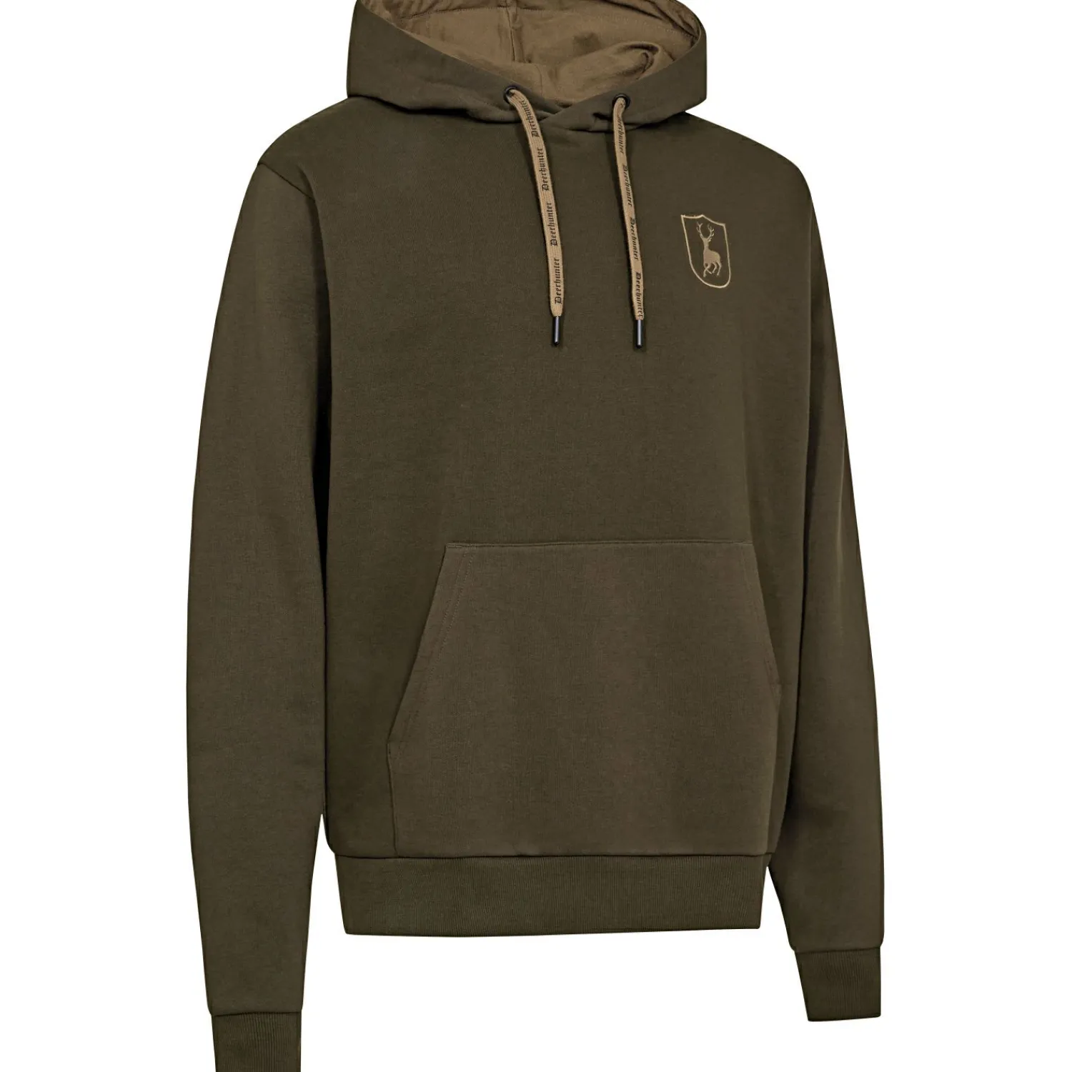 Deerhunter Logo Kapuzenpulli (Fallen Leaf)< Outdoor- & Angel-Kappen